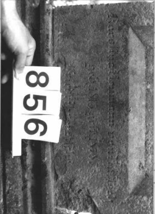 Grabstein 856 (Detailaufnahme 2)