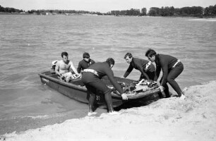 Lehrgang für Polizeitaucher der Wasserschutzpolizei.