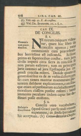 Cap. IX. De Conciliis