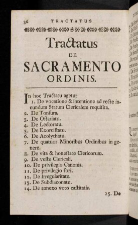 36-366, Tractatus de Sacramento Ordinis.