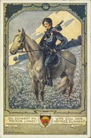 Du Schwert an meiner Linken! Was soll dein heitres Blinken?