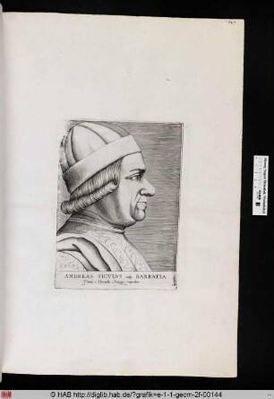 Andreas Siculus vulgo Barbatia Floruit Alexandri Tartagni temporibus.