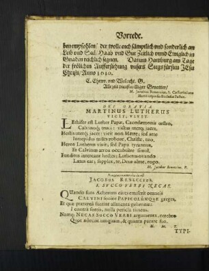 [Gedichte; Tabvla I. - Tabvla II.]