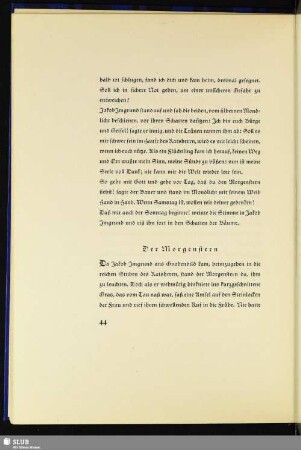 Der Morgenstern