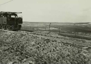 Braunkohle, Senftenberger Revier, Grubenbahn