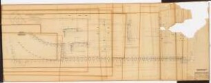 Reichsluftfahrtministerium, Berlin: Hofkellergarage, Gehsteige: Grundrisse, Schnitte 1:50, 1:20, 1:10