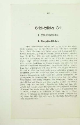 1. Vorgeschichtliches