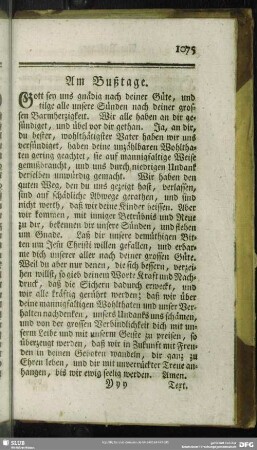 Am Bußtage