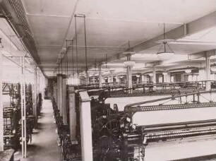 Maschinensaal, Stickereiwerke, Plauen, 1937