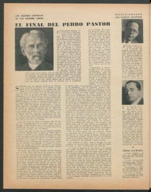 El final de perro pastor : Los mejores capítulos de los mejores libros