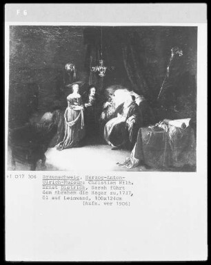 Sarah führt Hagar zu Abraham