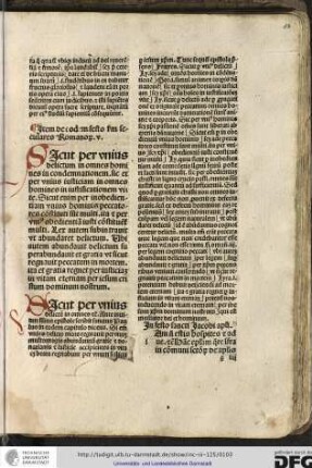 Sicut per unius delictum... Ante initium illius epistole scribit sanctus Paulus in eodem capitulo dicens Si enim unius...