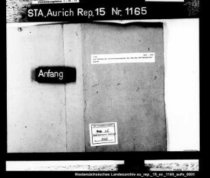 Die Prüfung der Verwaltungsausgaben bei dem Amt und Amtsgericht Aurich