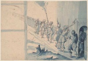 Judas führt die Kriegsknechte