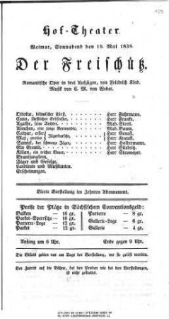 Der Freischütz