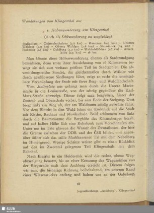 Wanderungen von Klingenthal aus