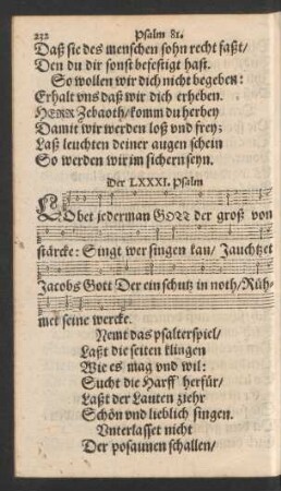 Der LXXXI. Psalm. - Der XC. Psalm.