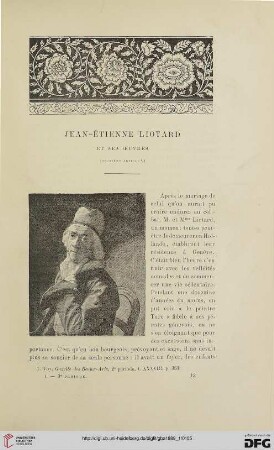 3. Pér. 1.1889: Jean-Étienne Liotard et ses oeuvres, 2
