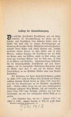 Deutsch-Ostafrika : Geschichte der Gründung einer deutschen Kolonie