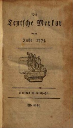 Der teutsche Merkur. 1775,3, 1775, 3