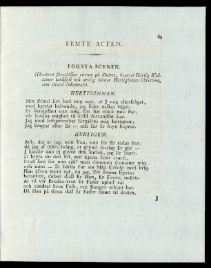 Femte Acten.