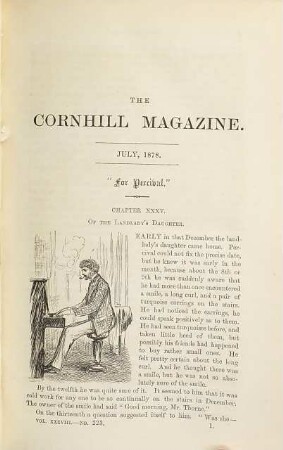 The Cornhill magazine. 38. 1878