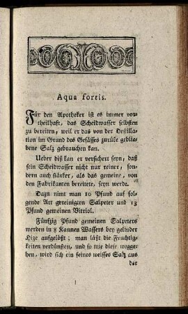 Aqua fortis. - Sal Armoniacum.