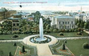 Leipzig: Villen und Schmuckplatz am Reichsgericht