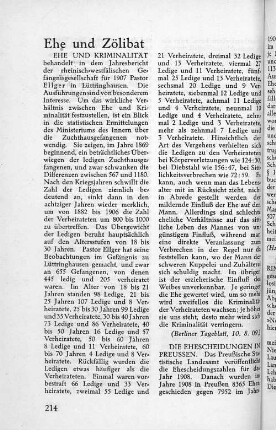 Ehe und Zölibat