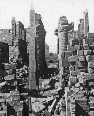 Karnak (Ägypten), Amun-Tempel, Obelisk Thutmosis I.