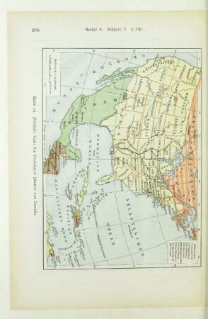 Politische Karte der Vereinigten Staaten von Amerika
