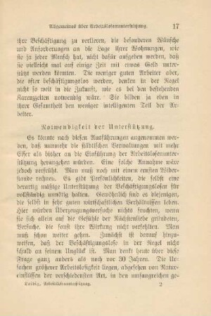 Notwendigkeit der Unterstützung