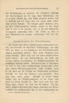 Notwendigkeit der Unterstützung