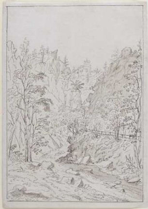 Bewaldetes Flusstal