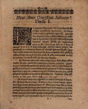 Disputatio Inauguralis De Ritibus Primitivae Ecclesiae Baptismalibus