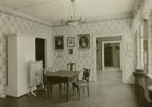 Körner-Museum, Wohnzimmer der Familie Körner, alter Zustand