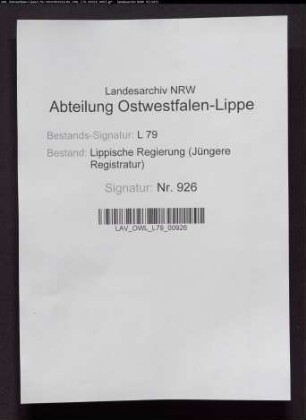 Sammlung von Statuten der Stadt Lage