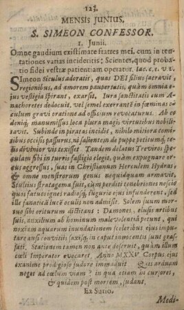 Mensis Junius.