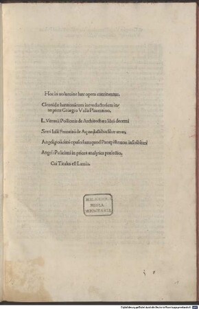 Harmonicum introductorium : [1-4], [1]. Harmonicum introductorium