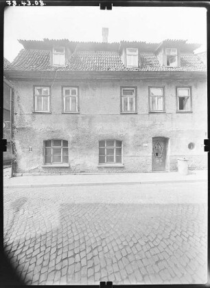 Schmalkalden, Braugasse. Wohnhaus. Straßenfront