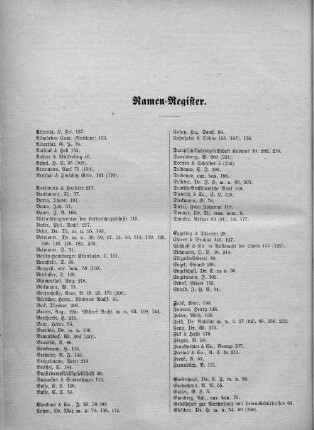 Namen-Register.