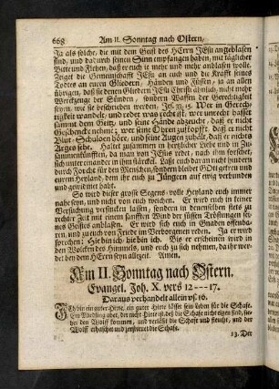 668-671, Evangelium; Eingang