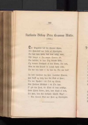Sjællands Biskop Peter Erasmus Müller. (1834.)