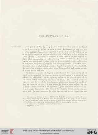 The papyrus of Ani