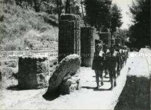 Eröffnungsfeierlichkeiten in Athen zur XI. Olympiade 1936