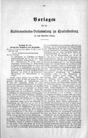 In nicht öffentlicher Sitzung (184), 22. Dezember 1915