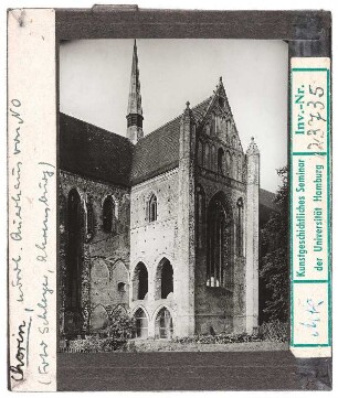 Chorin, ehem. Zisterzienserkloster: Querhaus von Nordosten