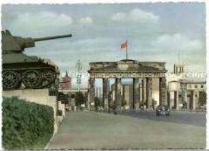 Das Brandenburger Tor von Westen gesehen