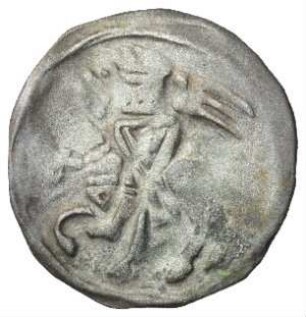 Fundmünze, Denar, um 1280