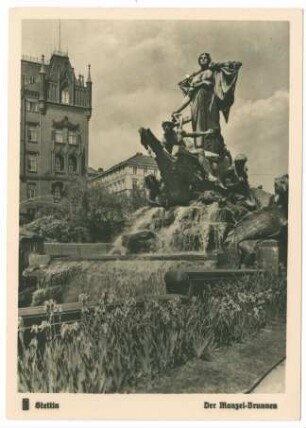 Stettin. Der Manzel-Brunnen